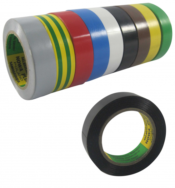 Elektroisolierband 10 Rollen / 15mm x 10m (SET 2)